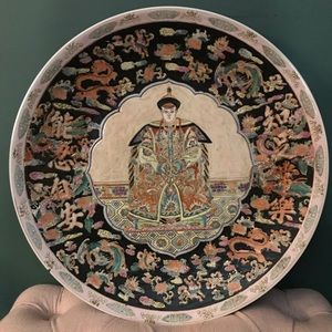 18” Emperor Porcelain Enameled Charger